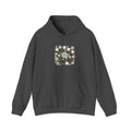 Lucky Charm Sticker Pattern Hoodie | mint gold good luck symbols