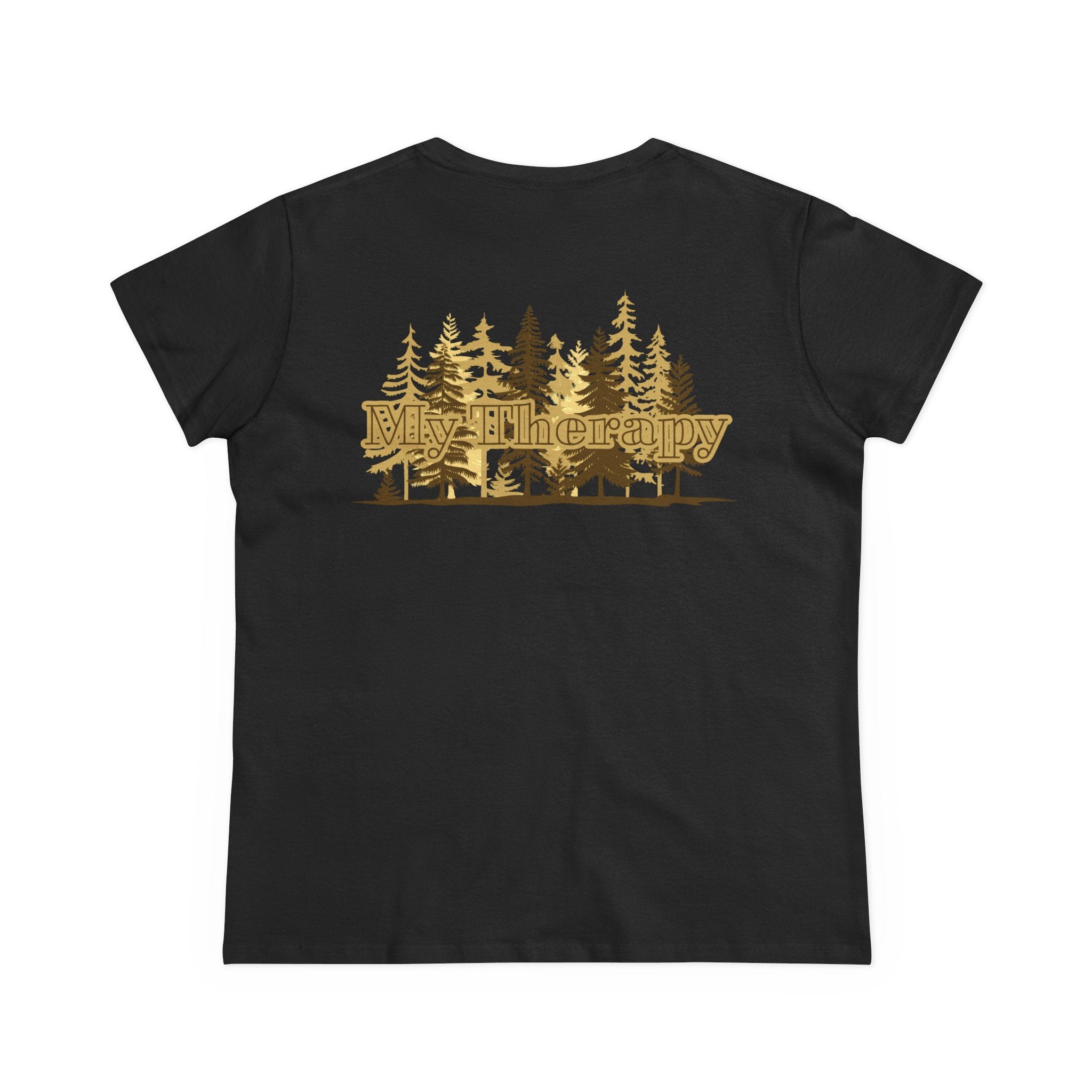 Forest Therapy Women's Tee - 'My Therapy' Nature Tree Graphic Shirt