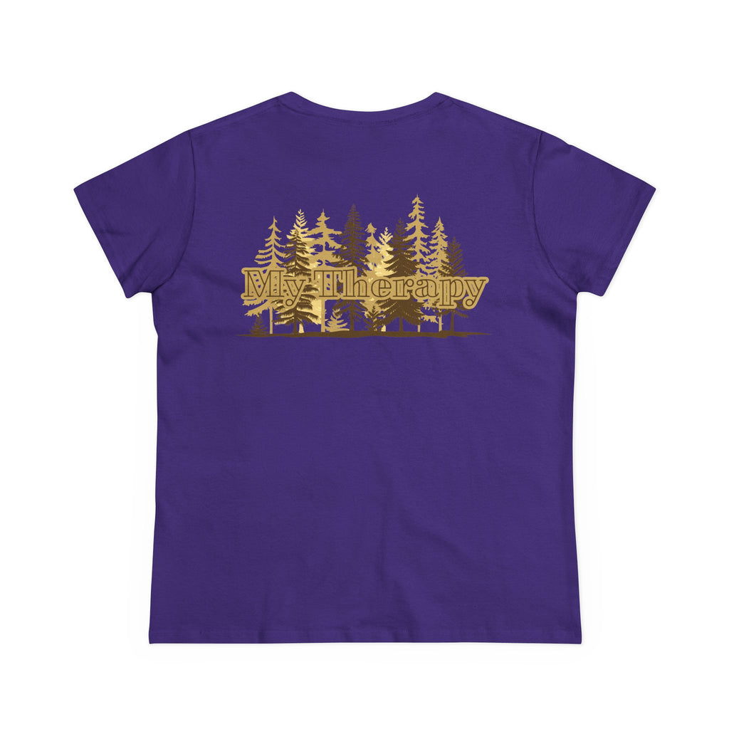 Forest Therapy Women's Tee - 'My Therapy' Nature Tree Graphic Shirt