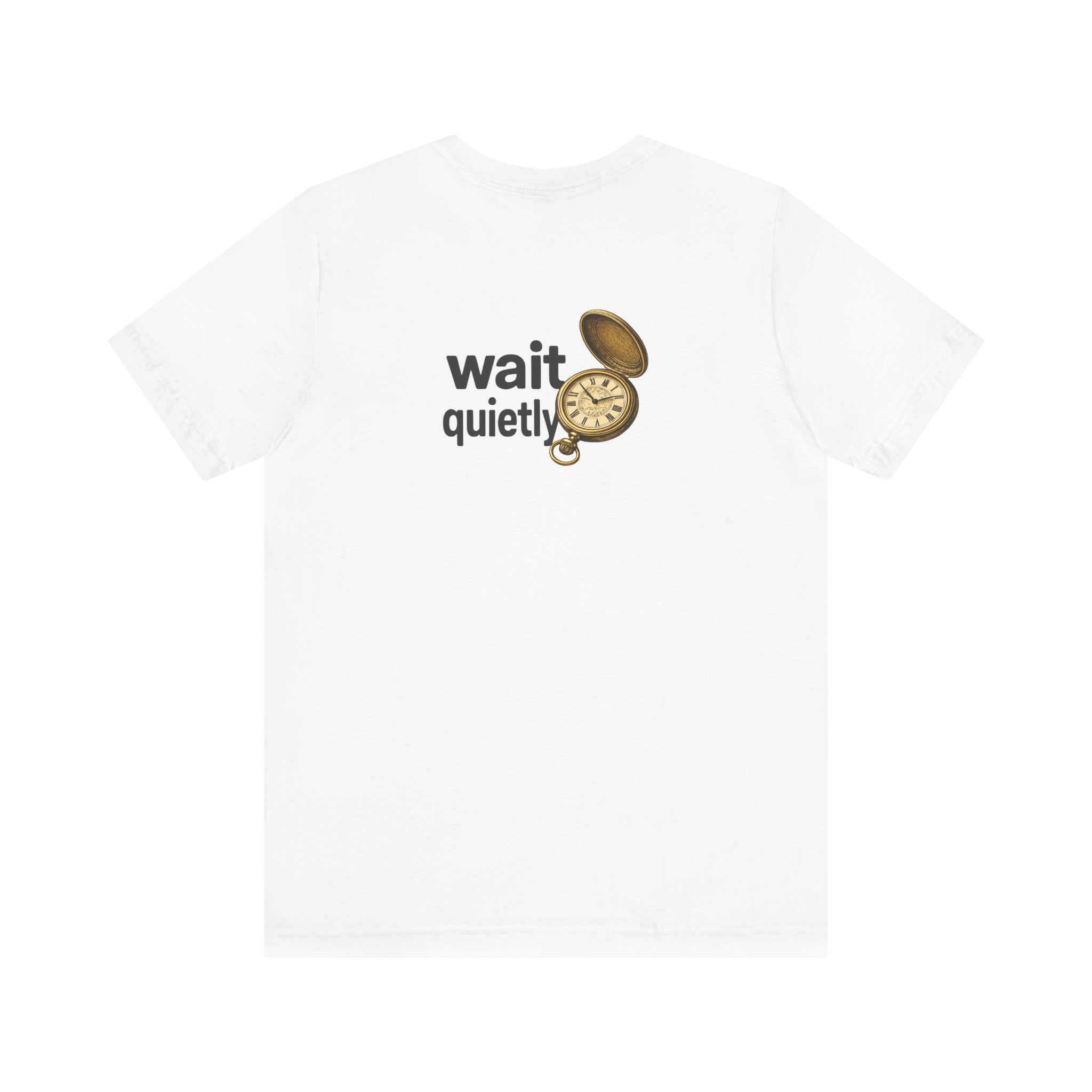 Wait Quietly Pocket Watch Graphic Tee