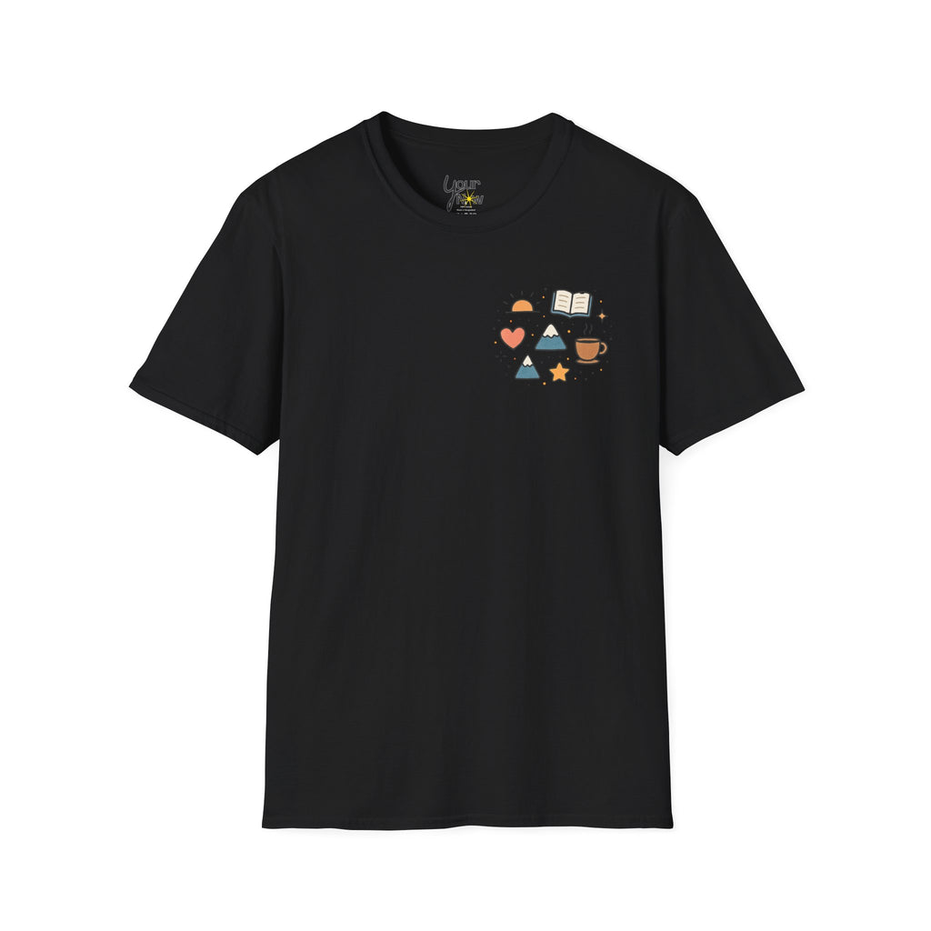 Cheat on Your Therapist T‑Shirt — Funny Mental Health‑Humor Tee with Coffee & Books Design