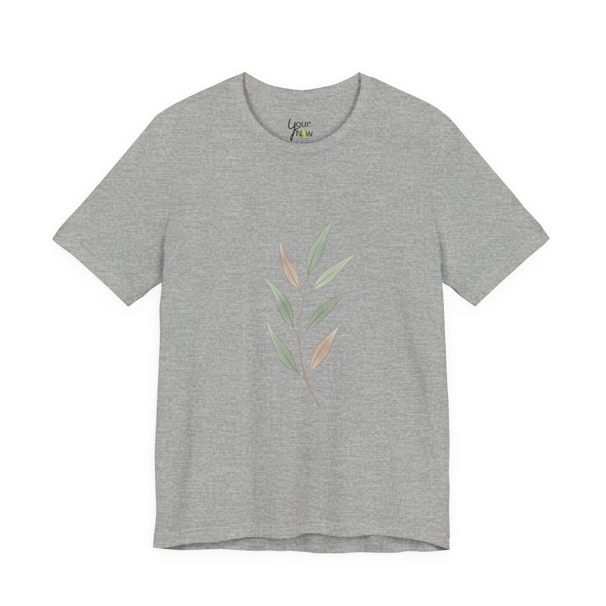 Minimal Botanical Tee | Quiet Luxury, Neutral Minimalist