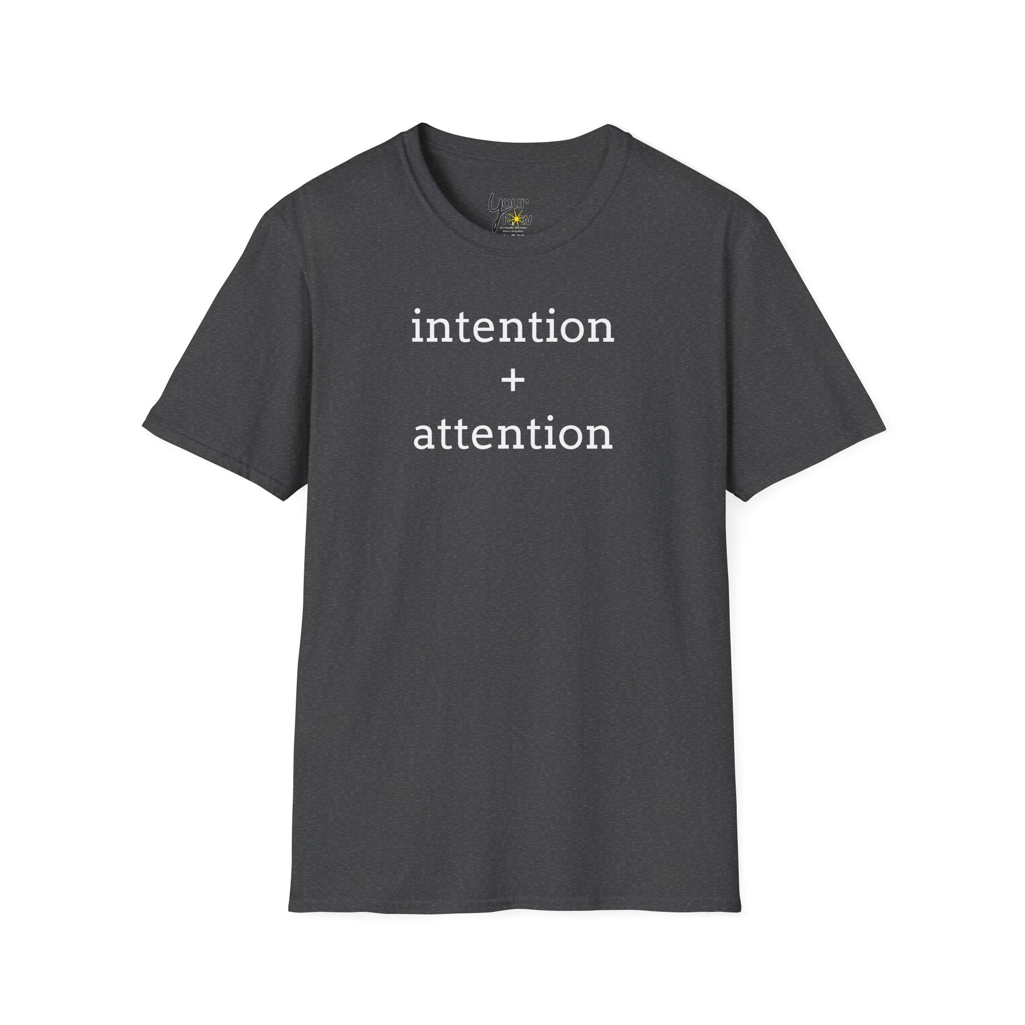 Intention T-Shirt — Minimal Mantra Tee