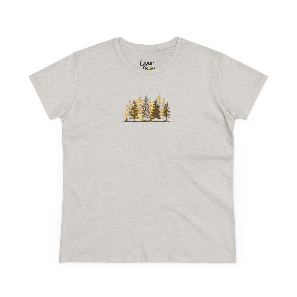Forest Therapy Women's Tee - 'My Therapy' Nature Tree Graphic Shirt