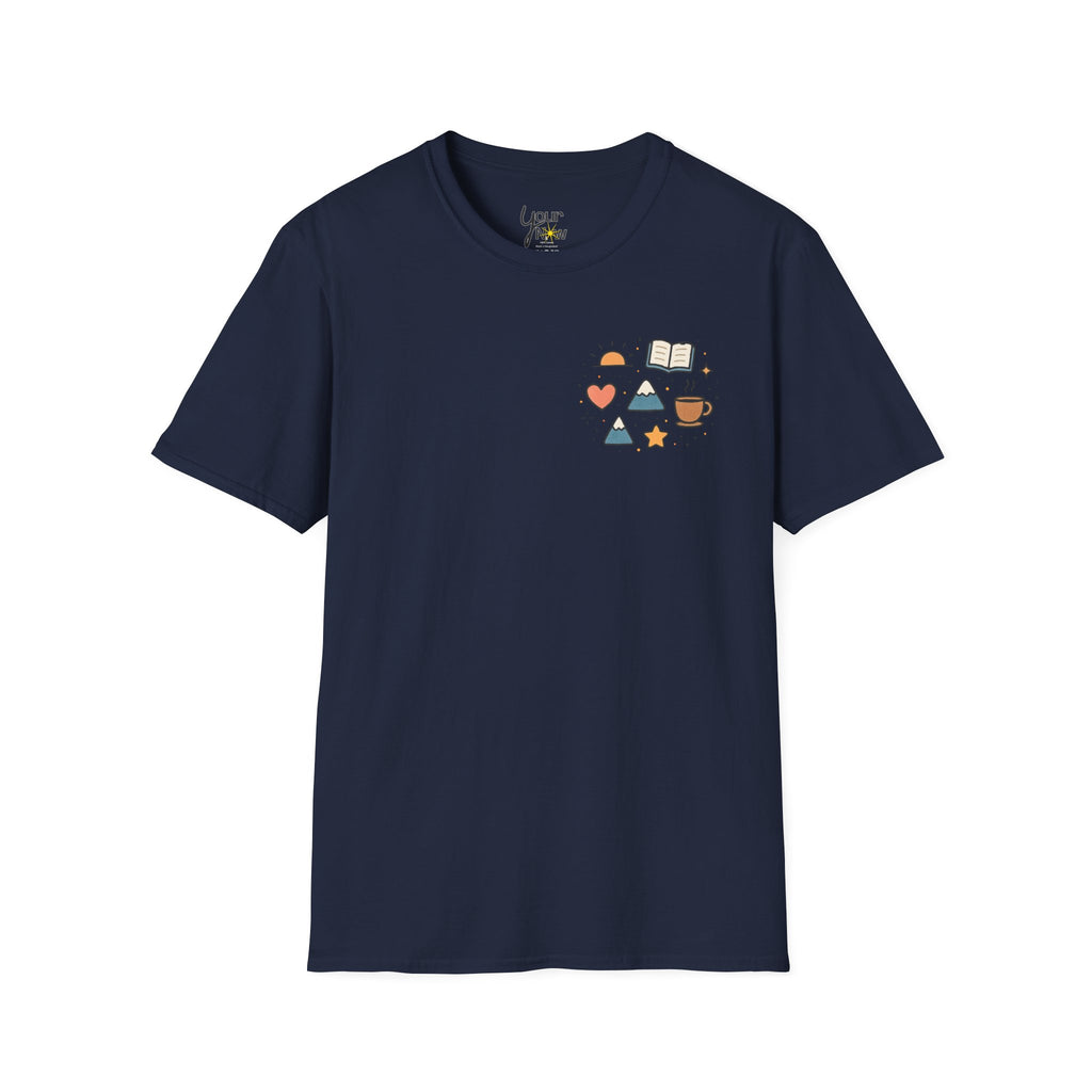 Cheat on Your Therapist T‑Shirt — Funny Mental Health‑Humor Tee with Coffee & Books Design