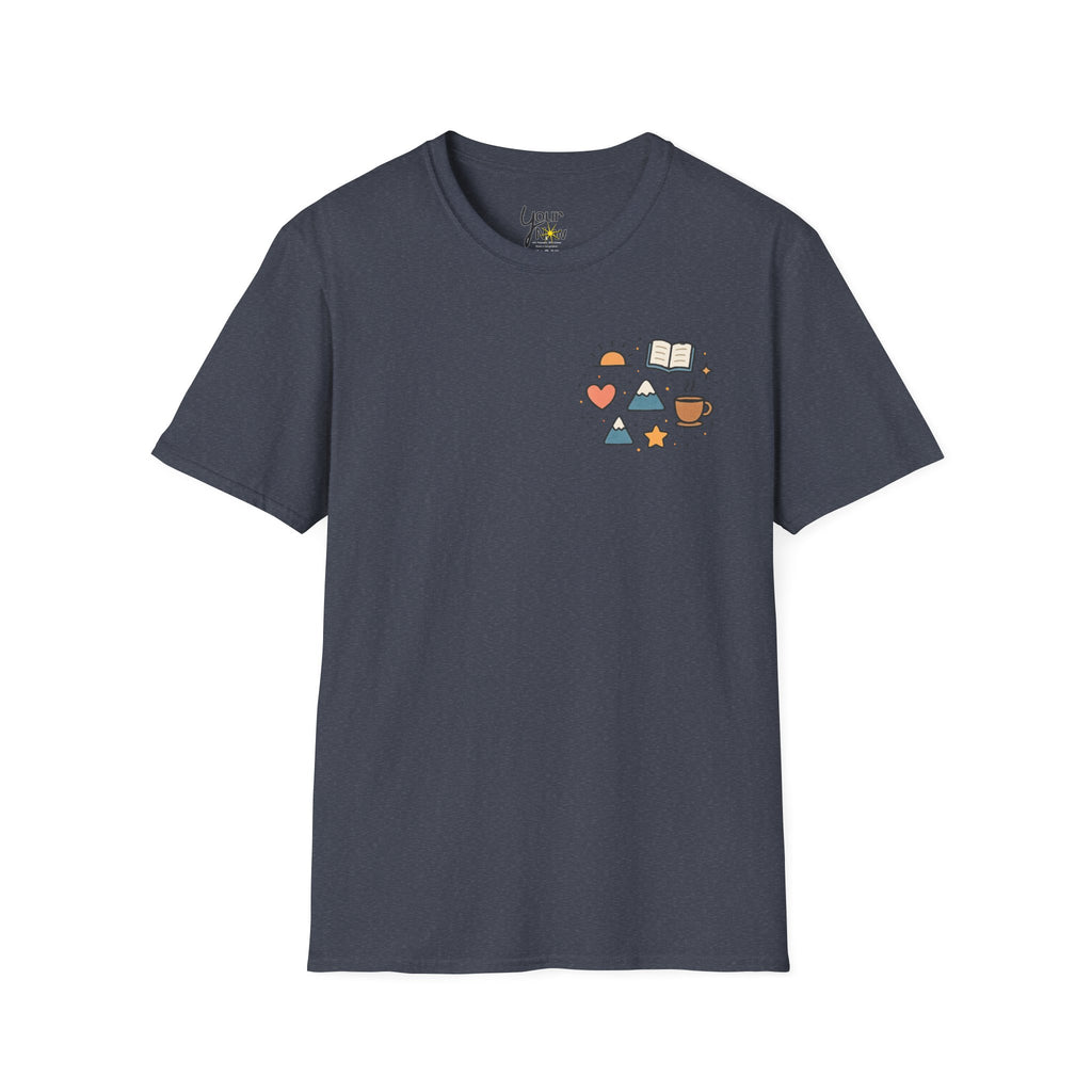 Cheat on Your Therapist T‑Shirt — Funny Mental Health‑Humor Tee with Coffee & Books Design
