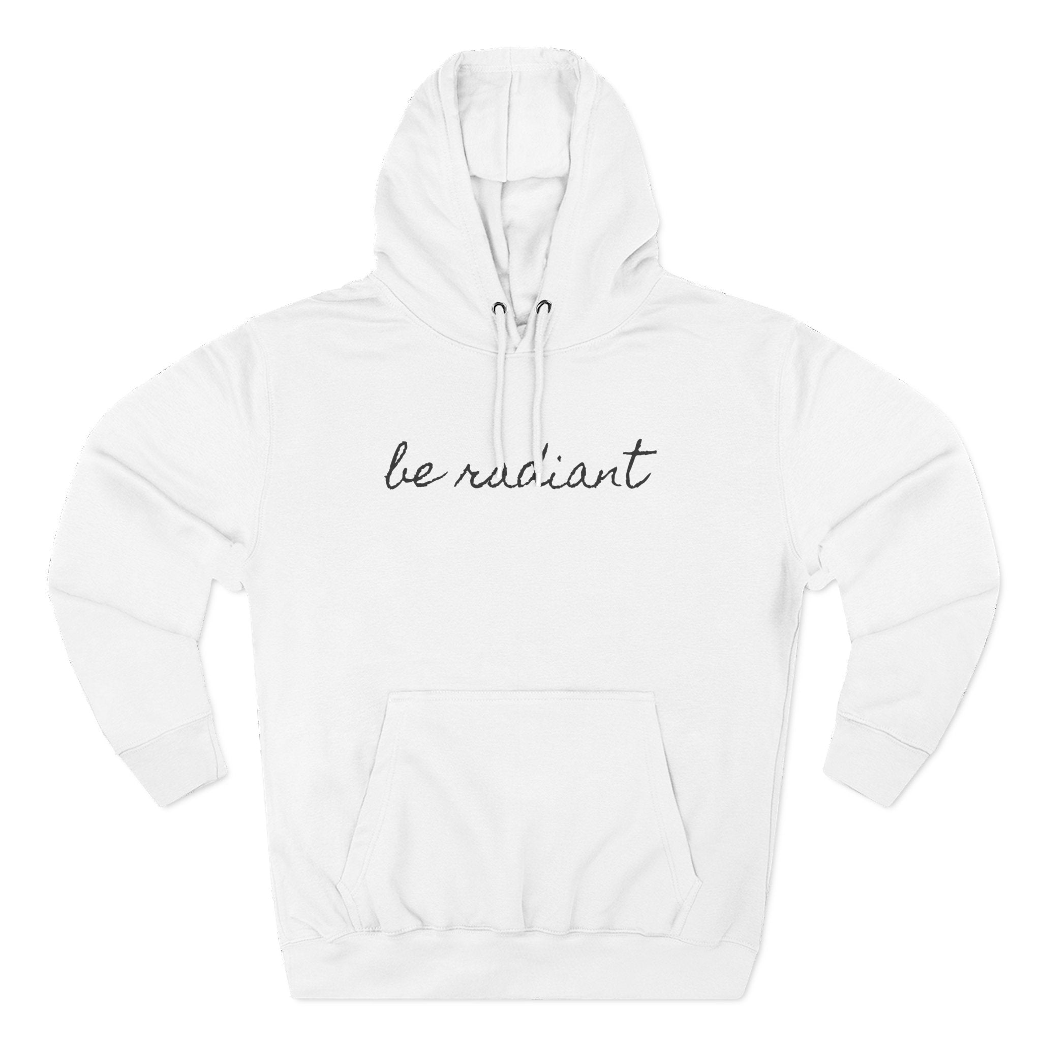 Hoodie — "Be Radiant" Starburst Fleece Pullover