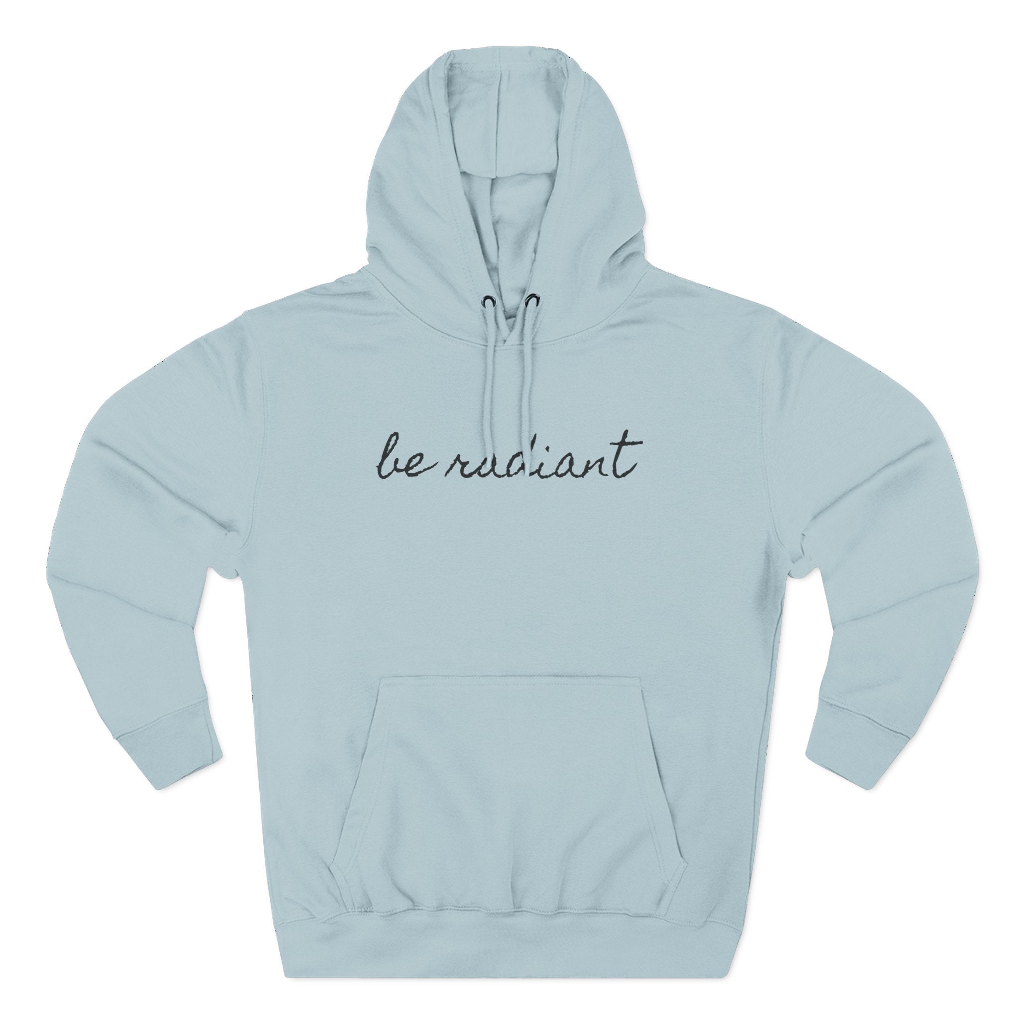Hoodie — "Be Radiant" Starburst Fleece Pullover