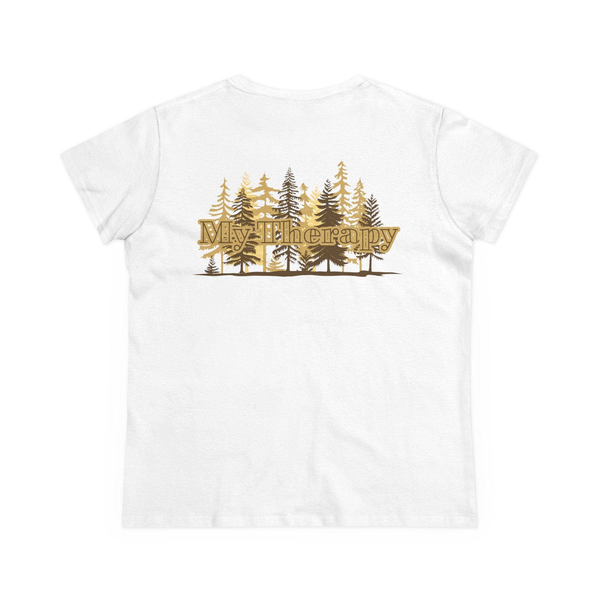 Forest Therapy Women's Tee - 'My Therapy' Nature Tree Graphic Shirt