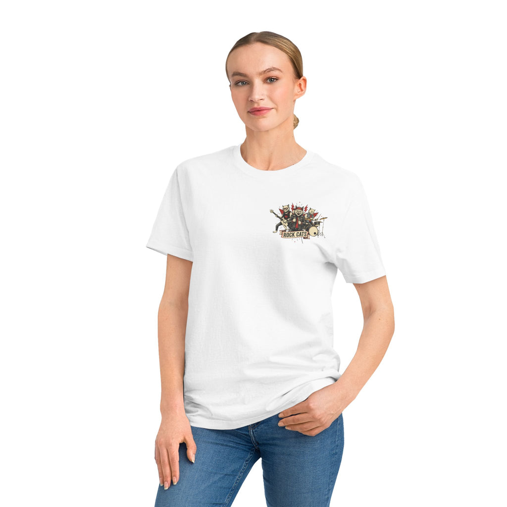 Rock Cats T-Shirt — Retro Band Cat Graphic Tee