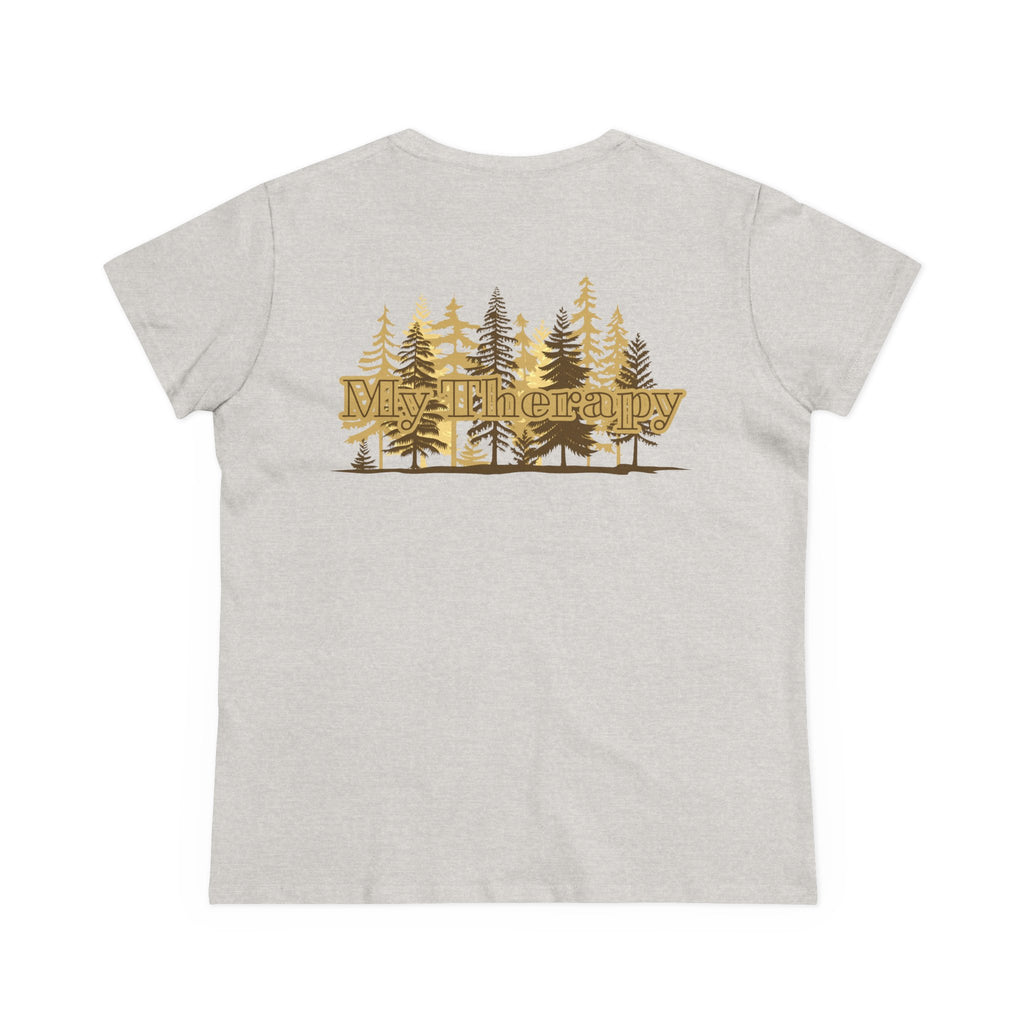 Forest Therapy Women's Tee - 'My Therapy' Nature Tree Graphic Shirt