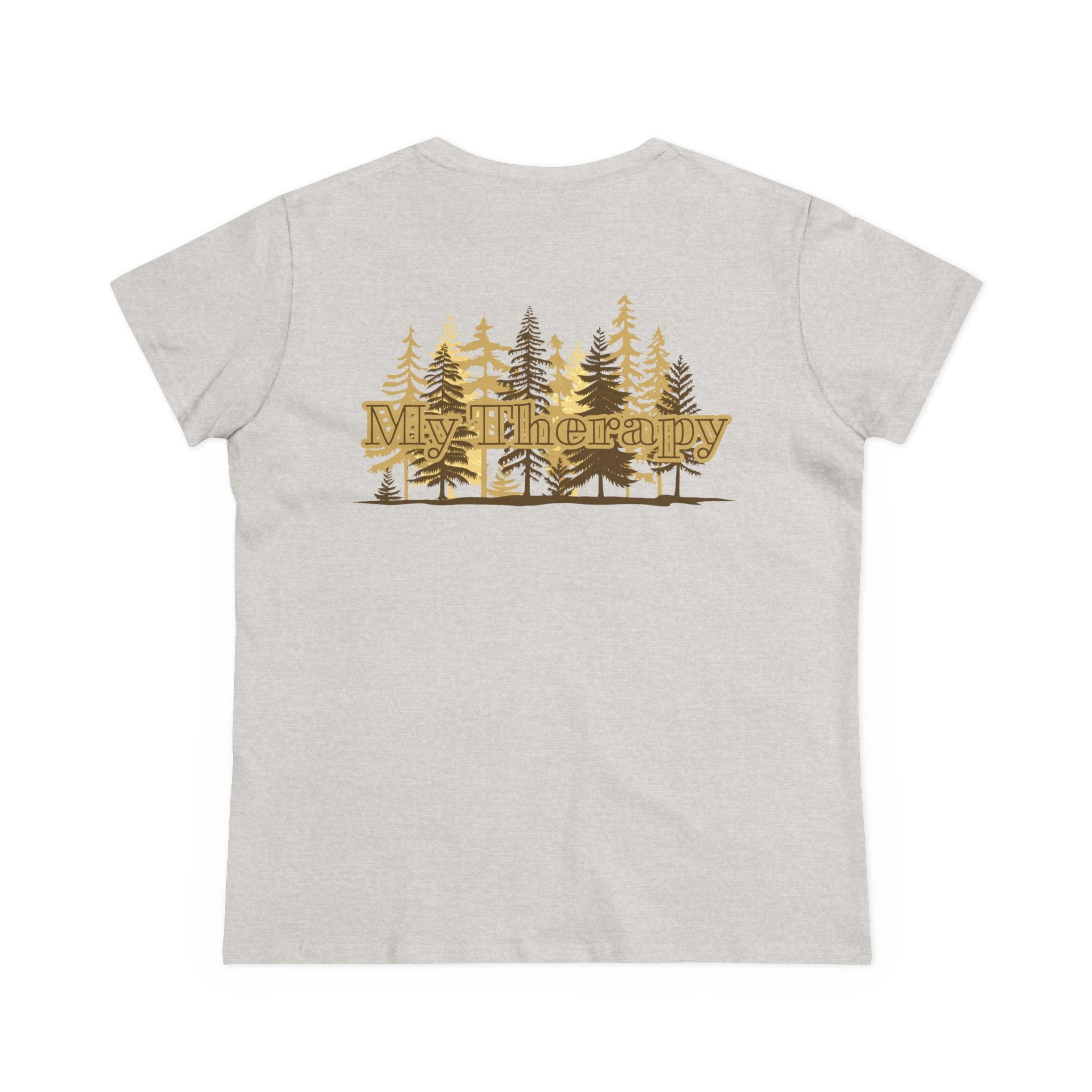 Forest Therapy Women's Tee - 'My Therapy' Nature Tree Graphic Shirt
