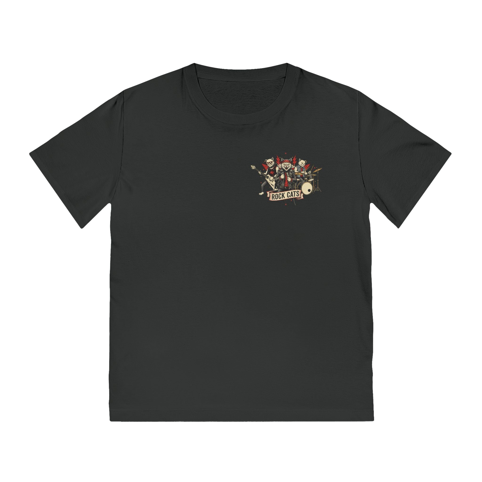 Rock Cats T-Shirt — Retro Band Cat Graphic Tee
