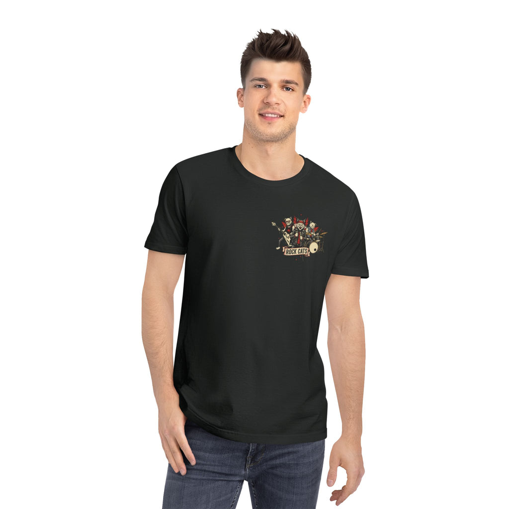 Rock Cats T-Shirt — Retro Band Cat Graphic Tee