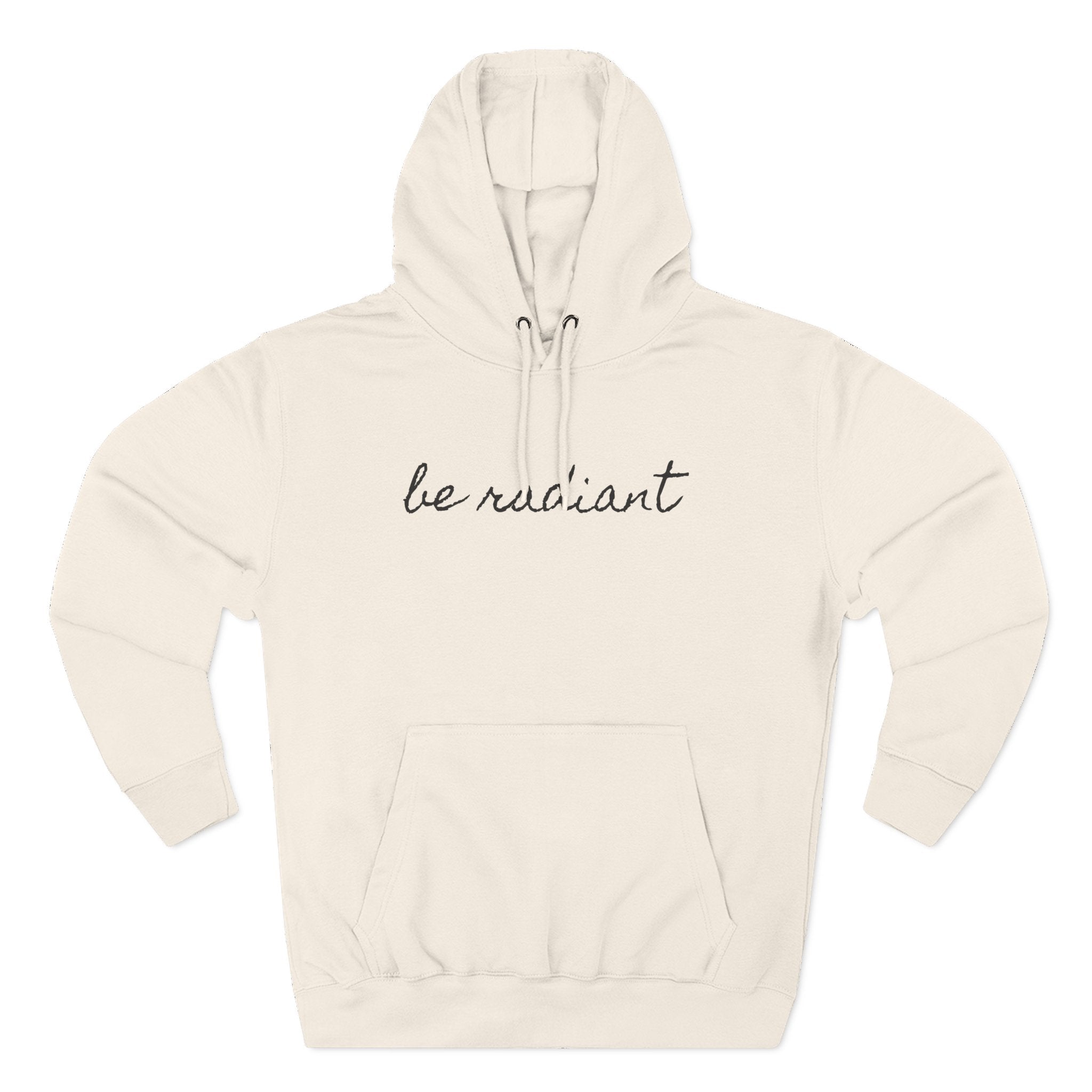 Hoodie — "Be Radiant" Starburst Fleece Pullover